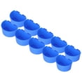 thumbnail image 3 of 10 vasos de plástico para palomas, seguros, colgantes, con diseño semicircular, color azul, 3 of 14