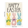 thumbnail image 3 of Holiday Saving WIZUTIZ Easter Outdoor Garden Flag Bunny Pattern Printed Polyester Flag Multicolor, 3 of 5