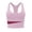 Pink, variant on Zpanxa Sports Bras for Women, Plus Size Women's Shockproof Quick Dry Sports Bra Supportive Yoga Running Bra
