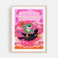thumbnail image 2 of Off To The Toadeo - Drawing Whimsical Humor Illustration Animal Fantasy Pop Art Surrealism Unframed Wall Art Print 20 x 28 inches, 2 of 14