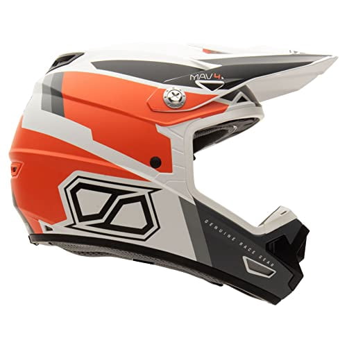 MSR Mav4 Inertia w/MIPS Dirt Bike Motocross Helmet (X-Large, Orange)