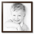 thumbnail image 2 of ArtToFrames 20" x 20" Walnut Picture Frame, 20x20 inch Brown Wood Poster Frame (WOM-4094), 1 Pack, 2 of 7