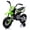 Green, variant on 12V Kids Motorcycle for Ages 3-6, 3.1mph Top Speed, Training Wheels, Spring Suspension, Music, Black