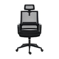 thumbnail image 5 of Techni Mobili Ergonomic Office Chair with Lumbar Support and Adjustable Headrest RTA-1011-BK, 5 of 11