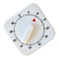 thumbnail image 6 of Farfi Novelty White Square 60-Minutes Mechanical Timer Reminder Counting for Kitchen (1pc), 6 of 10
