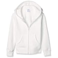 thumbnail image 1 of Essentials Sweat à Capuche Zippé en Polaire pour Filles, Blanc, 3T, 1 of 1