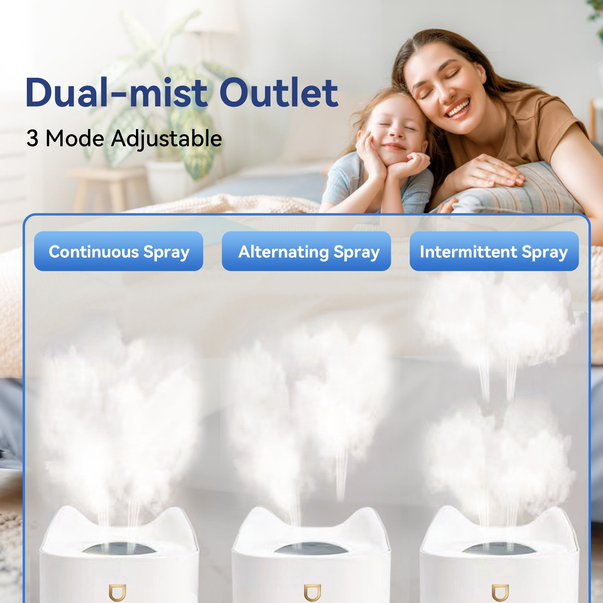 Airfire 3.3L Cool Mist Humidifier with Night Light and Oil Function photo 3