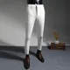 thumbnail image 3 of Pantalones de verano a rayas recortados para hombre, pantalón de traje masculino con drapeado fluido, nuevo y elegante, de alta calidad, estilo coreano, ropa elegante, 3 of 5