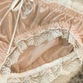 thumbnail image 6 of Sinpiling Womens Underwear Panties Lace Satin Comfort Stretchy High-Cut Color Block Briefs, 6 of 7
