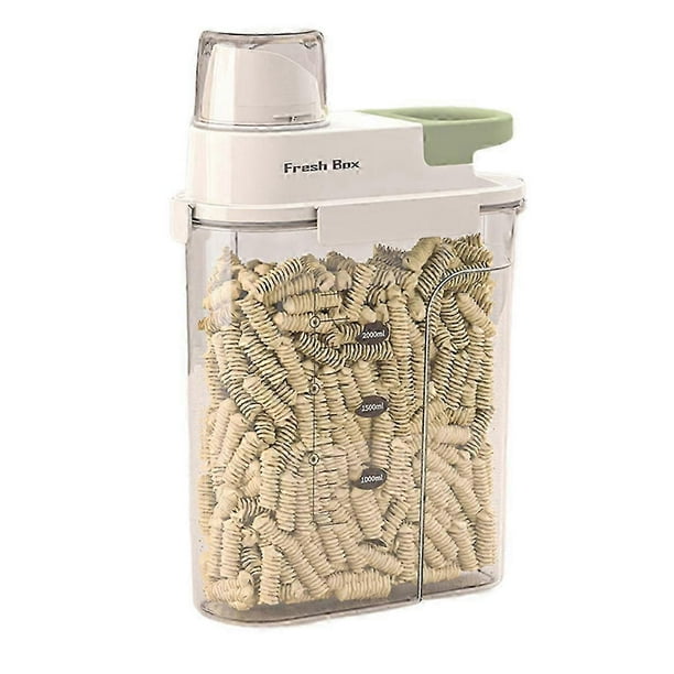 Sealed and Moisture-Proof Food Storage Container Designed with Measuring Cup Large Capacity Storage