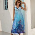 thumbnail image 2 of Mermaid Glitter Fish Scale Girls Sleeveless Dress Woman Fashion Long Dresses Women's Summer Suit Dress 2025, 2 of 7