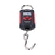 thumbnail image 1 of 200kg Crane Scale, Heavy Duty, Hanging Weight Hook, Steelyard, Portable, Electronic, HD Backlight (Red & Black), 1 of 3