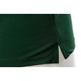 thumbnail image 4 of CEHVOM Mode Hommes Décontracté Uni Manches Courtes Col Rabattu T-Shirt Blouse Hauts, 4 of 5