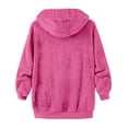 thumbnail image 4 of Mens Fuzzy Sherpa Jacket Fleece Long Sleeve Zip Up Coat Thermal Plush Winter Cozy Outwear Warm Coats Outdoor Fashion, 4 of 4