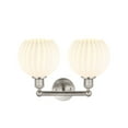 thumbnail image 2 of Innovations Lighting - White Venetian - 2 Light Bath Vanity In Modern, 2 of 7