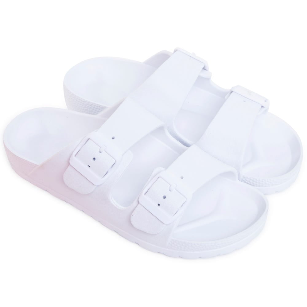 ladies white sandals