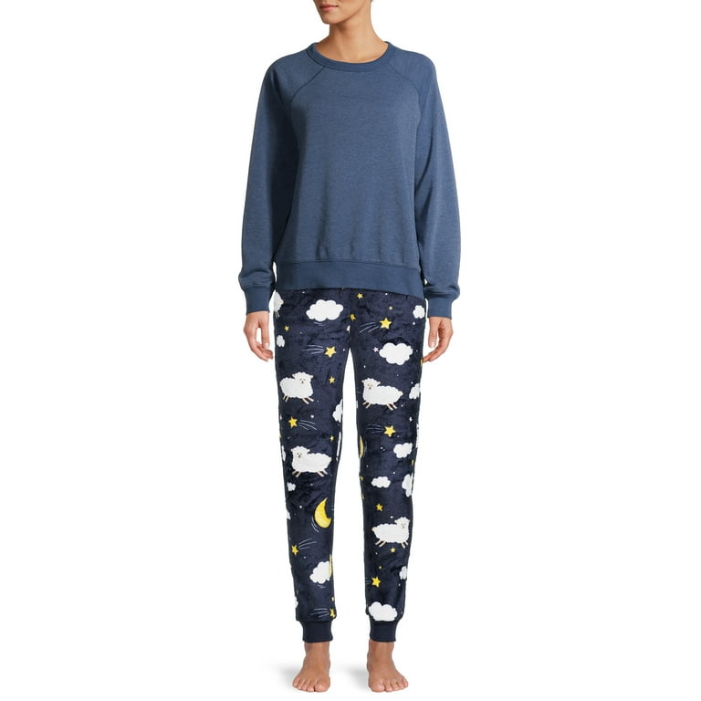 Secret Treasures Women s and Women s Plus Plush Cuffed Pajama