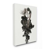 The Stupell Home Decor Collection The Milky Way Above A Mountain Range Canvas Wall Art