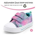 thumbnail image 4 of Bocca Kid's Walking Sneakers Purple Gradient Girls Canvas Shoes Size 4, 4 of 6