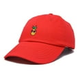 thumbnail image 5 of Dalix Pineapple Embroidered Cap Cotton Baseball Summer Cool Dad Hat Mens in Red, 5 of 5