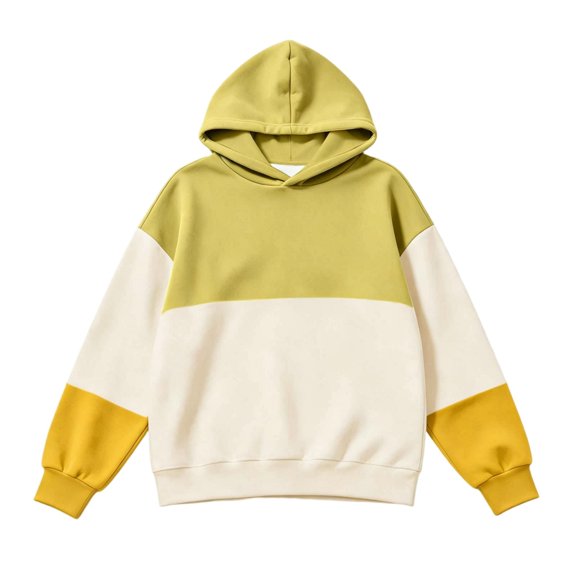 Timegard Girls Sweatshirts Fall Winter Hoodies Color Block Kids Long Sleeve Comfy Pullover for Boys Unisex