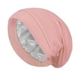 thumbnail image 3 of Women's Double Layer Sleeping Cap Elastic Wrap Head Bonnet Comfort Design, 3 of 9