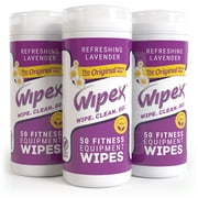 Wipex Fitness Equipment Cleaning Wipes Original Lavender 62ct, 3pk