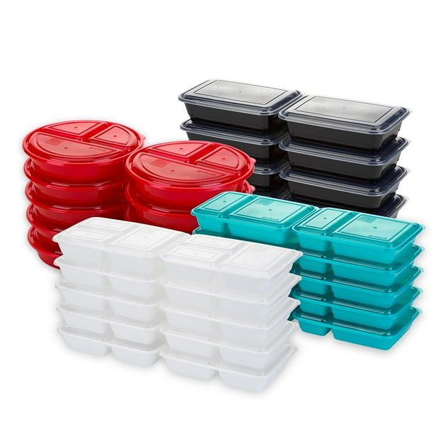 GoodCook 10827 Meal Prep 120Piece Portion Control Containers, OneYear
