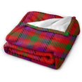 thumbnail image 2 of Super Soft Flannel Fleece Throw Blanke Tartan Lightweight Fuzzy Blanket for Couch Sofa Bed Office, Plush All Season 80x60 Inch, 2 of 8