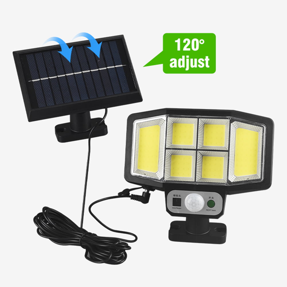 146 LED Power Outdoor Solar Wall Lights PIR Motion Sensor Garden Security Lamp 