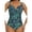 Green, variant on Clothing 2025 Yajing Tankini Swimsuits for Women L Black Solid Color V Neck High Waisted with Top and Top Straps