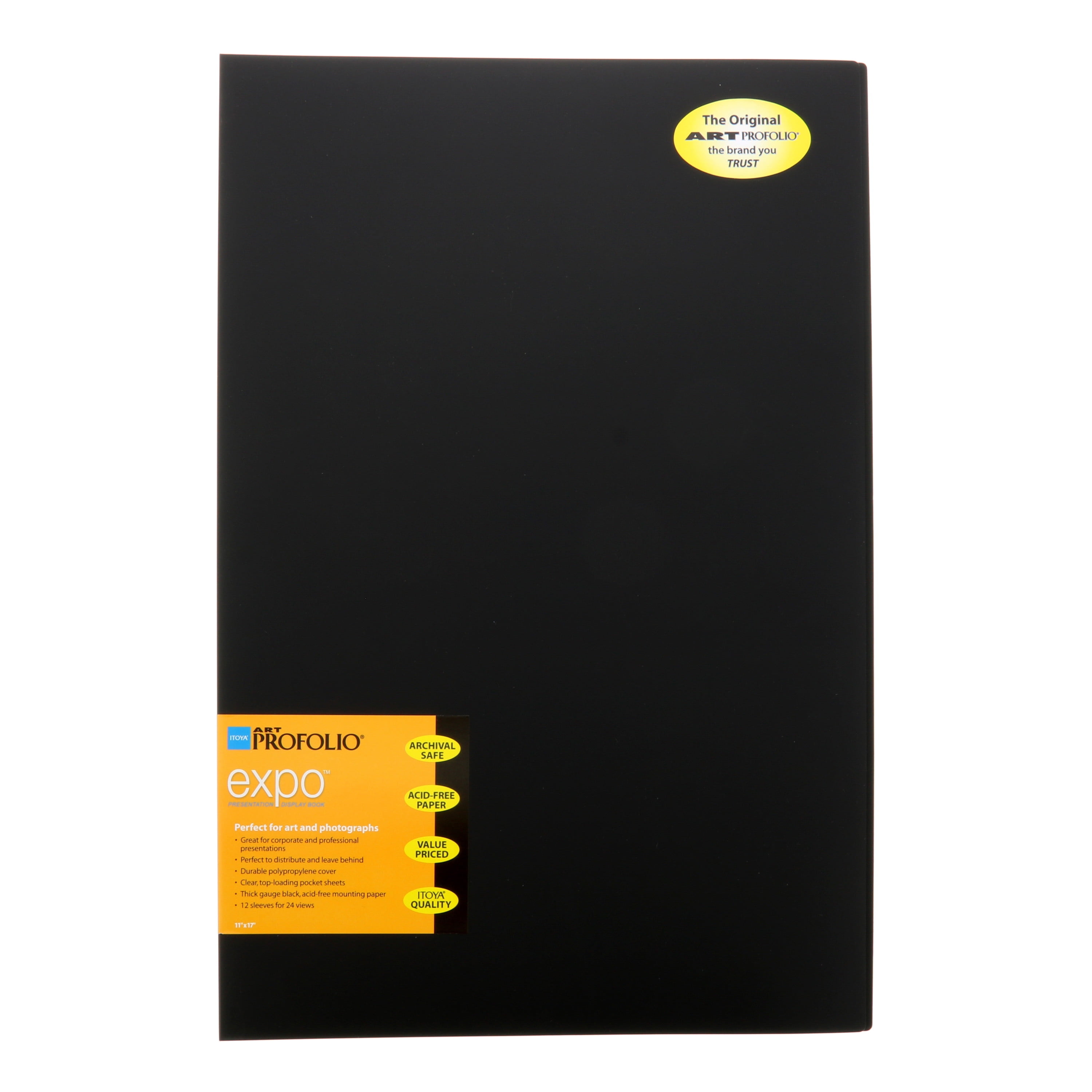 2 Pack Itoya Art ProFolio Portrait Polyglass Pages 14 x 17