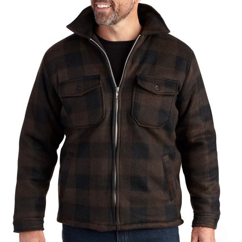 Men's Buffalo Plaid Zip Jacket
