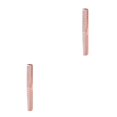 thumbnail image 4 of Seitruly Peines de peluquería Herramientas para peinar el cabello con peine espacial de aluminio hecho de peines espaciales de aluminio Cepillo s909(L):rosa rosa 2Conjunto, 4 of 6