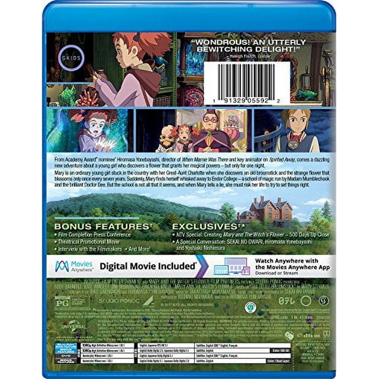 Universal Studios: Mary and the Witch's Flower Movie Set - Blu-ray