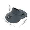 thumbnail image 3 of Men's Wide Brimmed Sun Hat With USB Charging Fan Neck Protection Outdoor Travel Cycling Beach Empty Top Sun Hat, 3 of 5