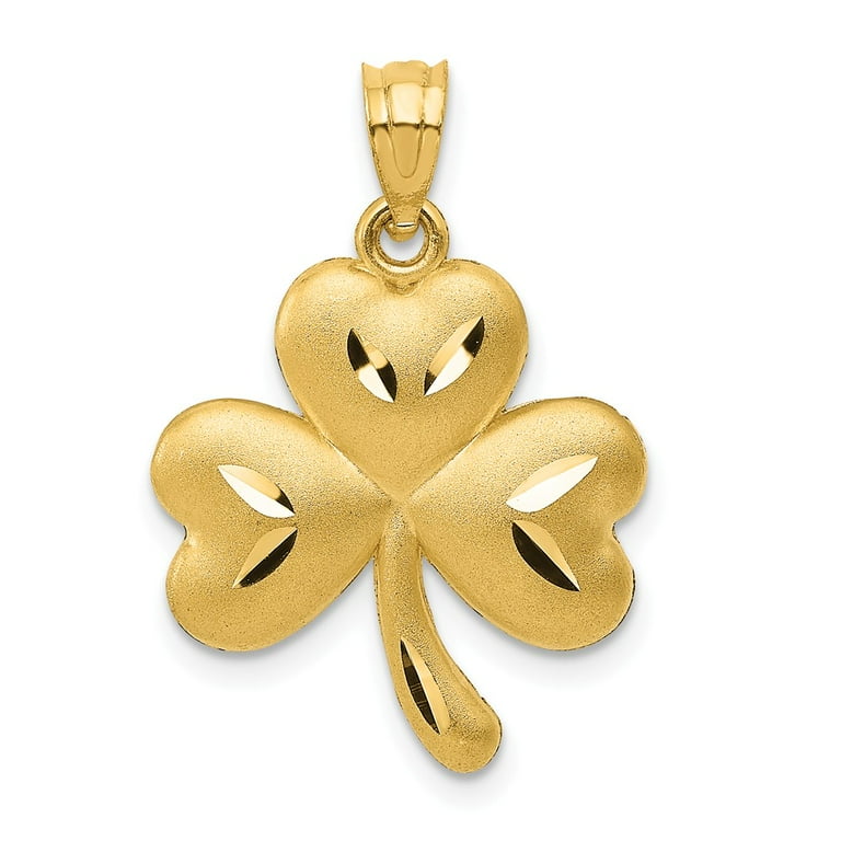 Gold store shamrock charm