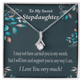 thumbnail image 2 of To My Stepdaughter Love & Support Alluring Ribbon Necklace Message Card, 2 of 7