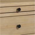 thumbnail image 2 of JERFIT 1-Drawer Nightstand, No Assembly Required Bedside Table with Pull-Out Tray & Open Shelf, Farmhouse Rustic Wood End Table for Bedroom, Natural, 2 of 9
