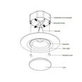 thumbnail image 6 of WAC Lighting LED 3000K Energy Star Traditional Aluminum Flush Mount in White, 6 of 8