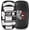 Black-White, variant on FIST Fusion Thai Kick Boxing Pad, Professional Training Strike Shield, Black Leather, MMA Kicking Heavy Duty Curved Thai Pad x1