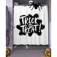 thumbnail image 3 of Halloween Trick or Treat Shower Curtain Set ，Waterproof Fabric Shower Curtains Shower Curtains for Bathroom,Bathroom Decor 72"x72", 3 of 6