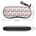 thumbnail image 2 of Vsdgher Cherry Blossoms Sunglasses Soft Case Neoprene Zipper Eyeglass Case, Zipper Portable Spectacle Cases for Men Women, 2 of 6