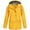Yellow, variant on Patlollav Womens Rain Jacket Outdoor Coats Plus Size Clearance Hooded Raincoat Windproof