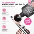 thumbnail image 2 of Esmalte de uñas en gel SAVILAND Plus Airbrush, 20 ml, negro, sin acetona, 2 of 7
