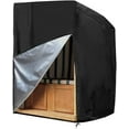 thumbnail image 1 of Housse de Protection pour Chaise de Plage en Tissu Oxford Strandkorb Imperméable et Ripstop 135X105X175 / 140 cm, 1 of 5