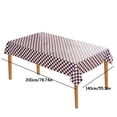 thumbnail image 3 of Boreal Craft Outdoor Fitted Tablecloth Checkerboard Tablecloth And Oil Proof Wash In Desk Table Cloth End Table Mat Rectangular, 3 of 7