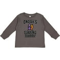 thumbnail image 3 of Inktastic Daddy Surfing Buddy Kids Surfer Boys or Girls Long Sleeve Toddler T-Shirt, 3 of 5