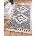 thumbnail image 2 of Unique Loom 3146921 2 ft. 2 in. x 8 ft. 2 in. Mesa Runner Rug, Charcoal, 2 of 2
