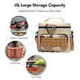 thumbnail image 2 of Bolsa de almuerzo Fiambrera para hombres y mujeres, bolsas de almuerzo aisladas de doble grosor para adultos, bolsa de trabajo a prueba de fugas, bolsa de tacticismo con correa ajustable para el hombr Eccomum Bolsa de almuerzo, 2 of 7
